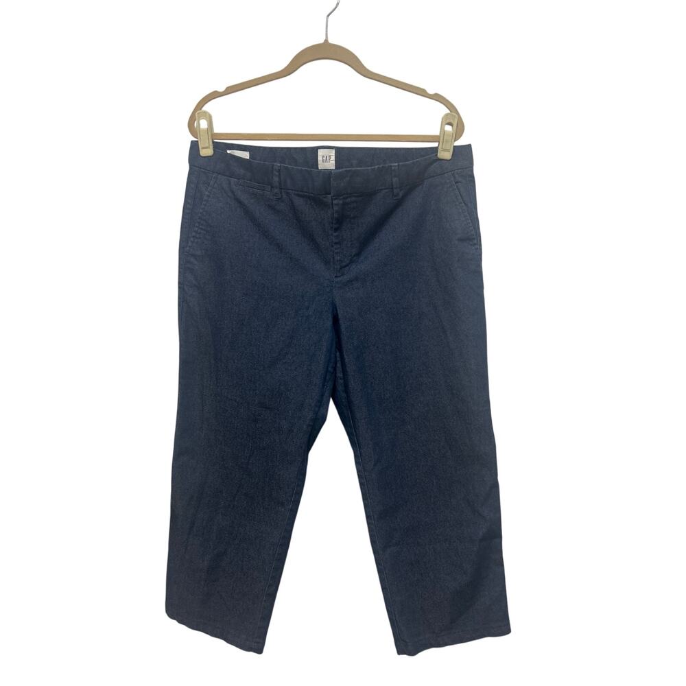 Gap Slim City Crop Capri Style Dark Wash Trouser Denim Jeans 16